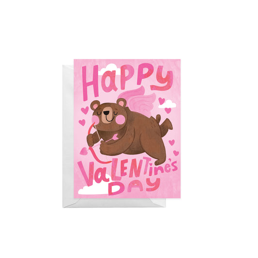 Bear Cupid Greeting Card