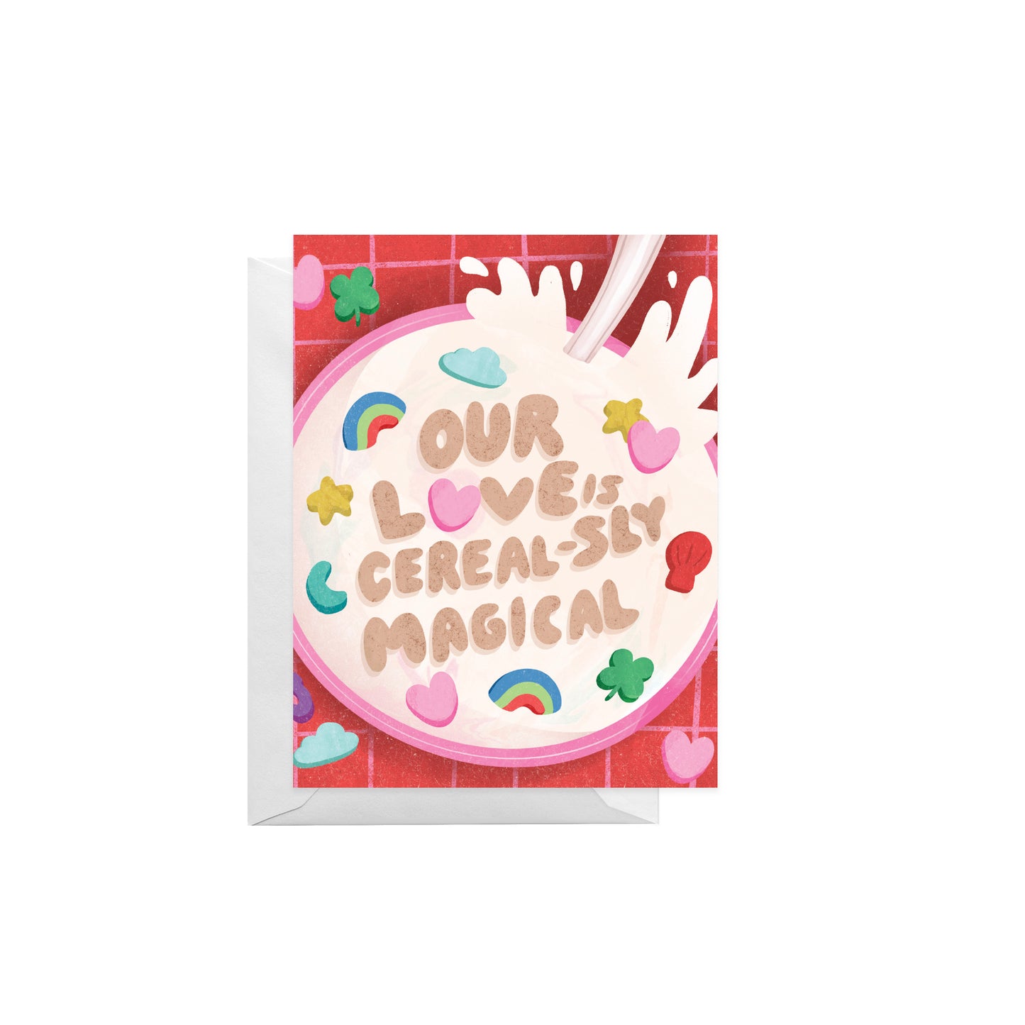 Cereal-Sly Magical Greeting Card