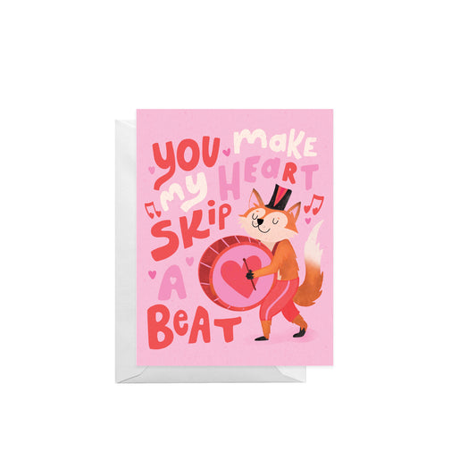 Skip a Beat Greeting Card