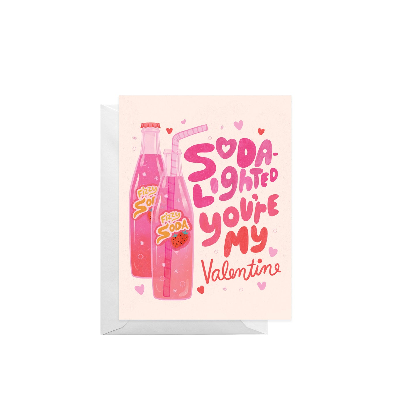 Soda-lighted Greeting Card