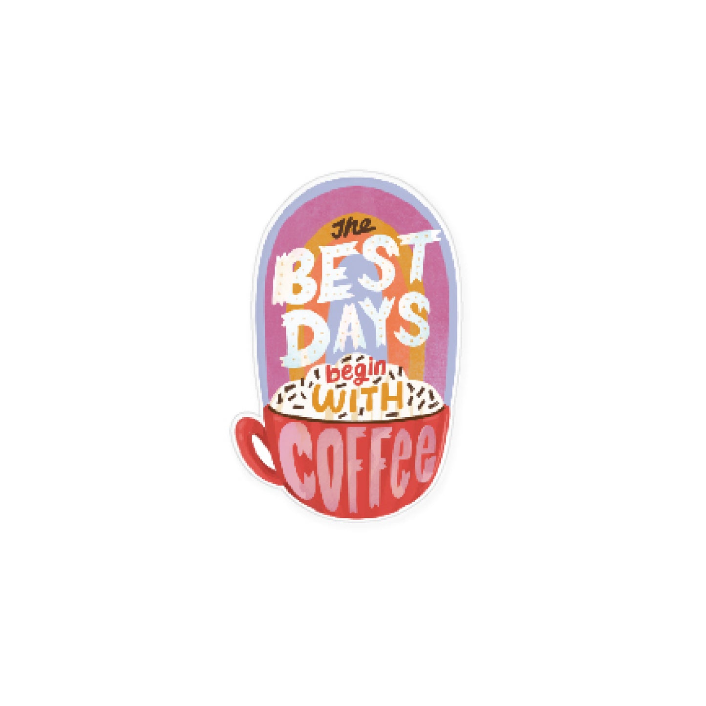 Coffee Vinyl Sticker