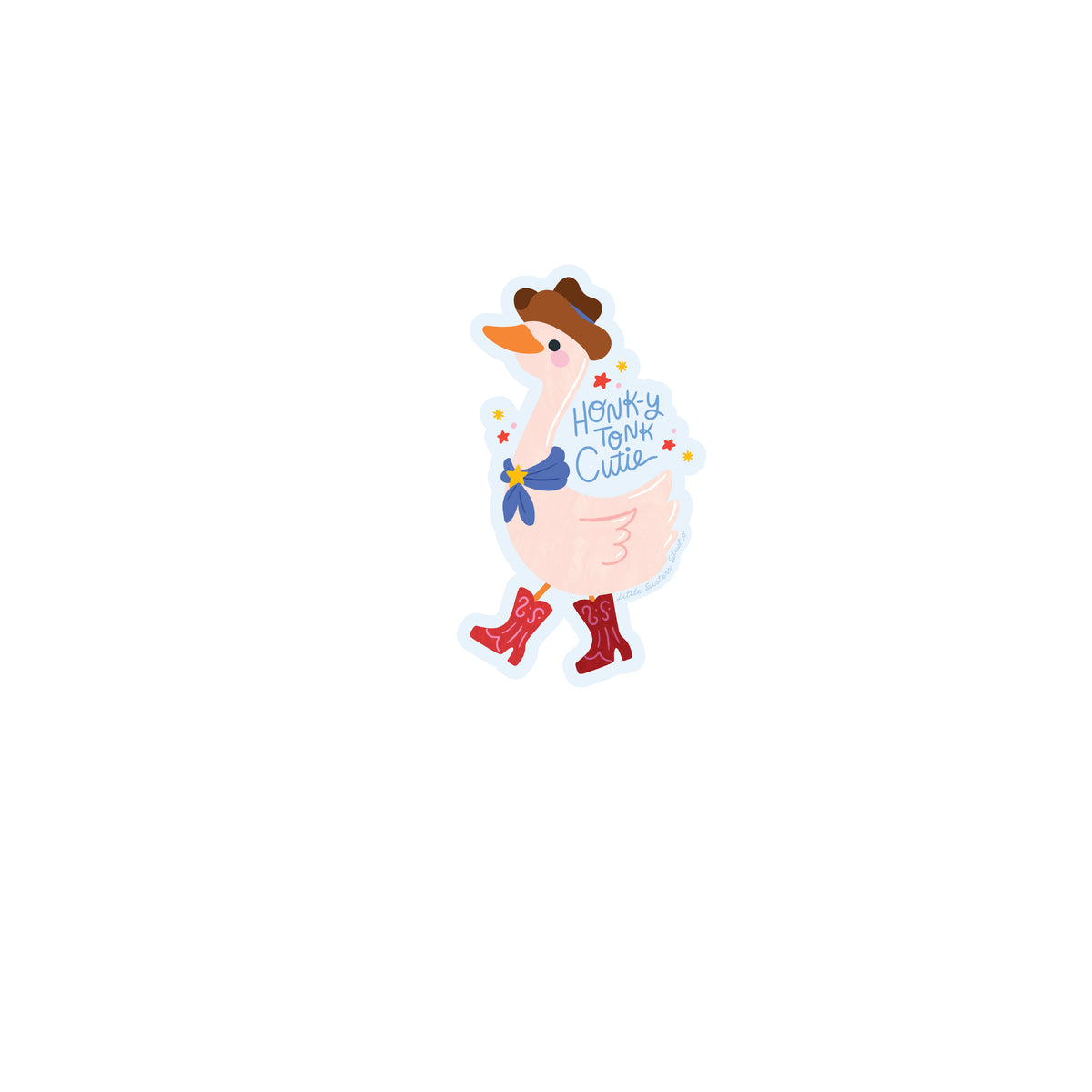 Honk-y Tonk Goose Sticker