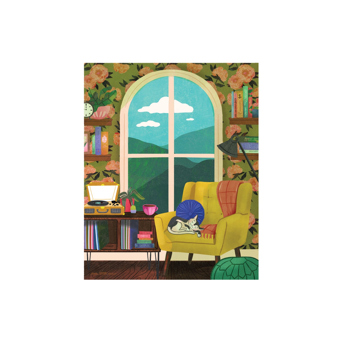 Cat Nap Art Print