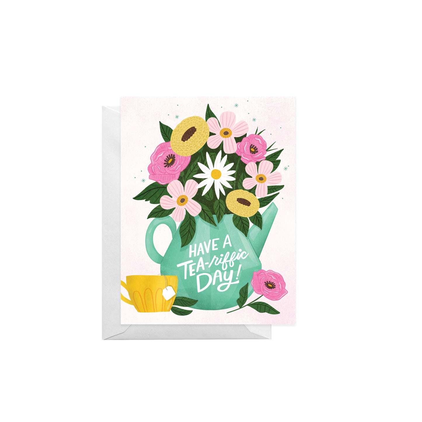 Tea-Riffic Day Greeting Card