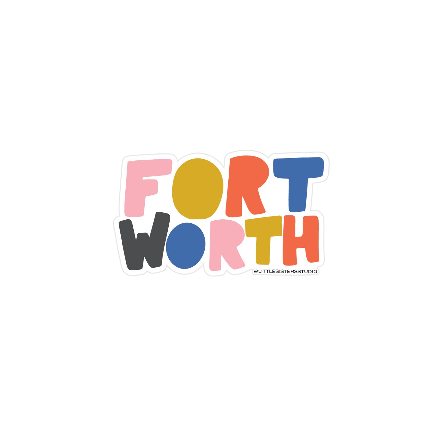 Fort Worth Vinyl Sticker