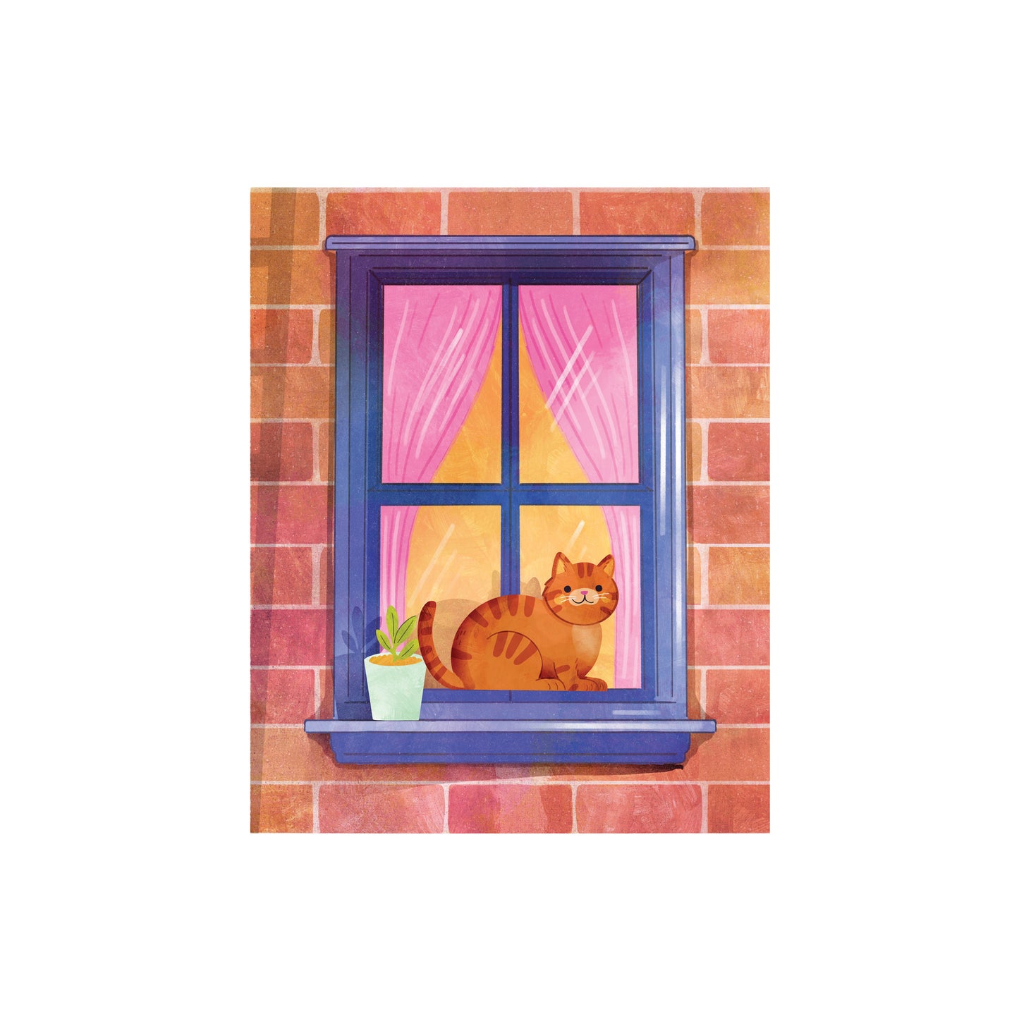City Cat Art Print