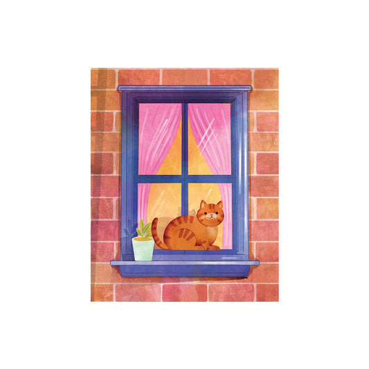 City Cat Art Print