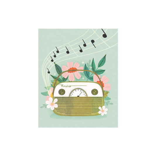Vintage Radio Art Print