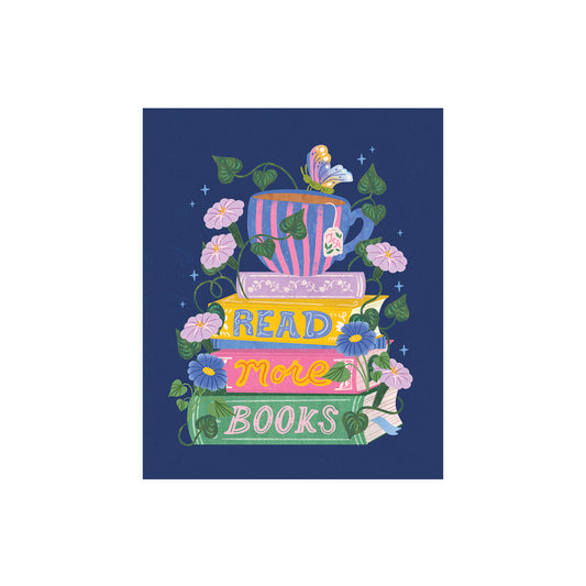 8x10 Read More Books Art PRint