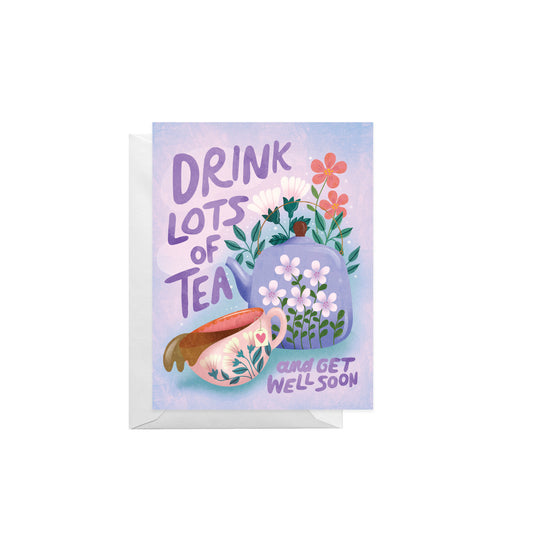 Drink Tea Greeting Card