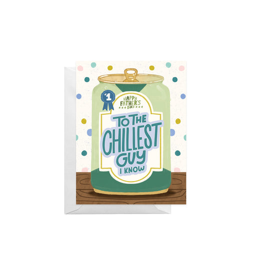 Chill Beer Greeting Card