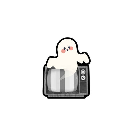 Ghost TV Vinyl Sticker