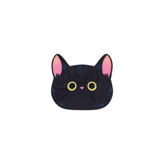 Black Cat Vinyl Sticker