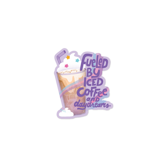 Iced Coffee Vinyl Sticker