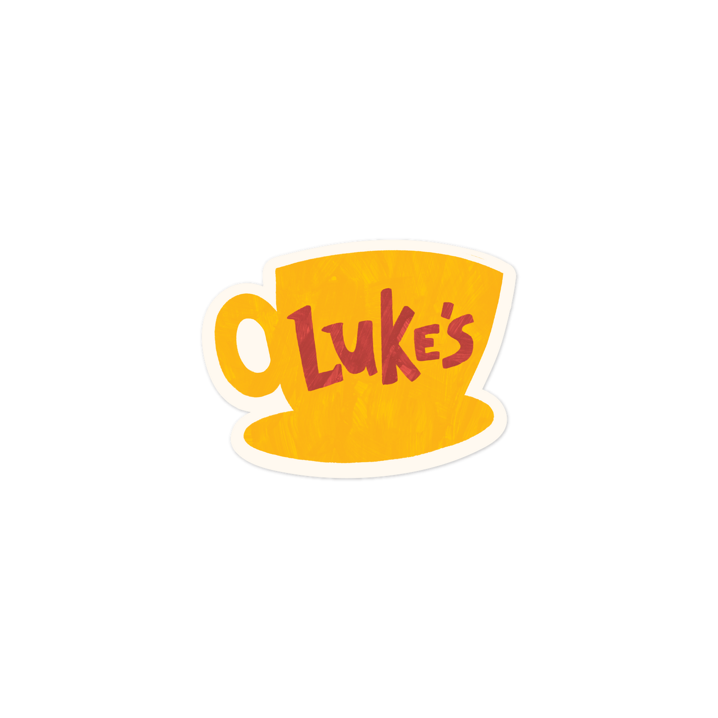 Lukes Diner Vinyl Sticker
