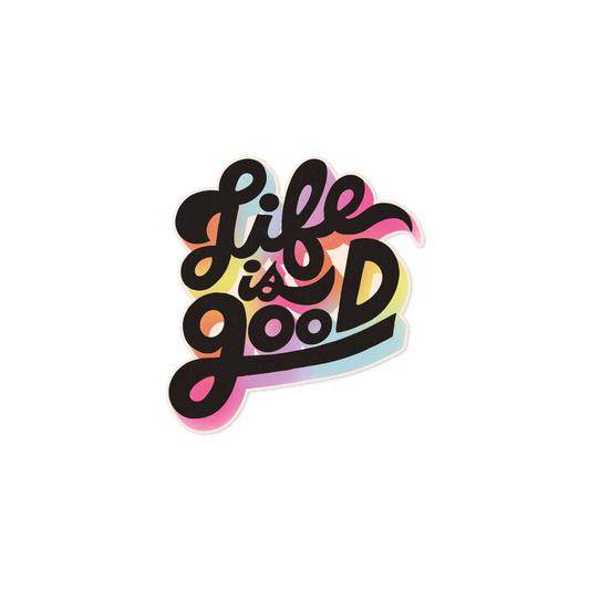 Life is Good Vinyl Sticker